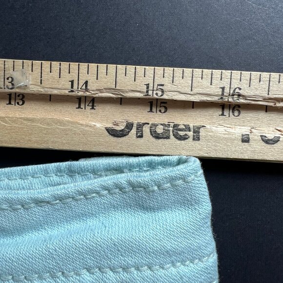 Miss Me Jeans Women's 31x31* Low Rise Skinny Icy Blue Embellished Denim Tag 29 - Picture 16 of 16